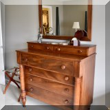 F16. Empire style dresser. 44”h x 44”w x 21”d 